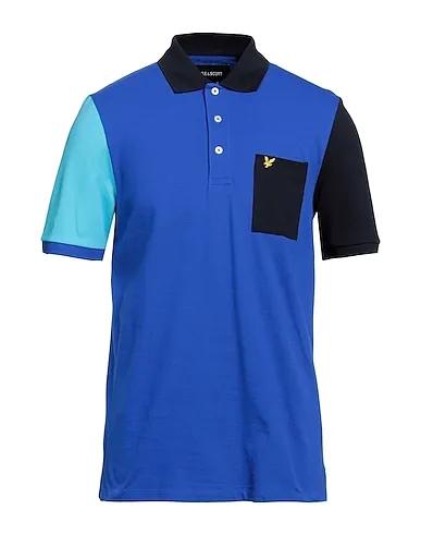 Bright blue Piqué Polo shirt