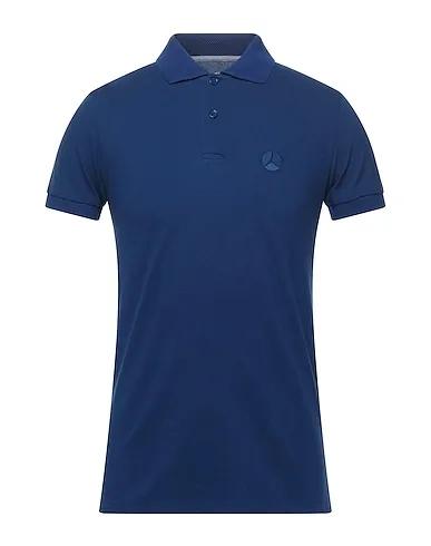 Bright blue Piqué Polo shirt