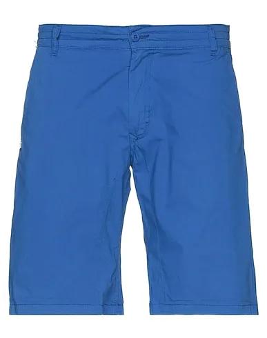 Bright blue Plain weave Shorts & Bermuda