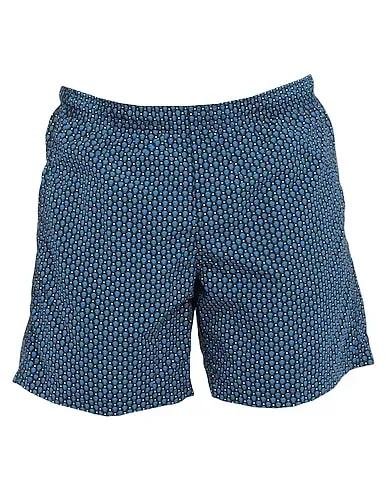 Bright blue Plain weave Swim shorts