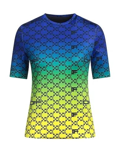 Bright blue Synthetic fabric T-shirt