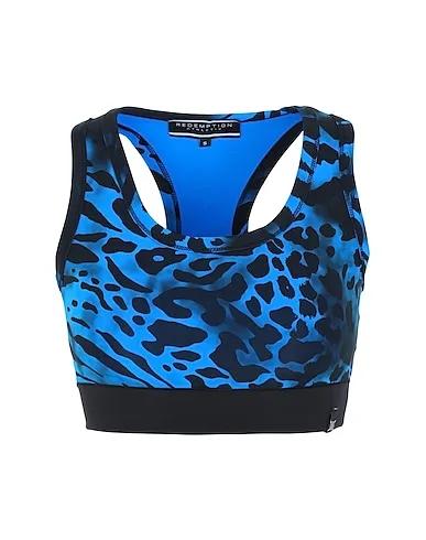 Bright blue Synthetic fabric Top