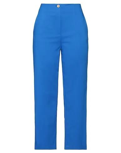 Bright blue Taffeta Casual pants