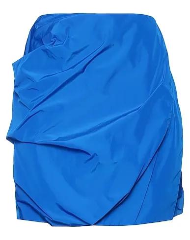 Bright blue Taffeta Mini skirt
