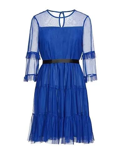 Bright blue Tulle Short dress