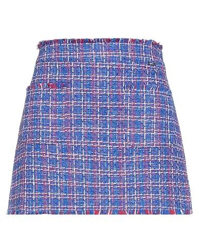 Bright blue Tweed Mini skirt