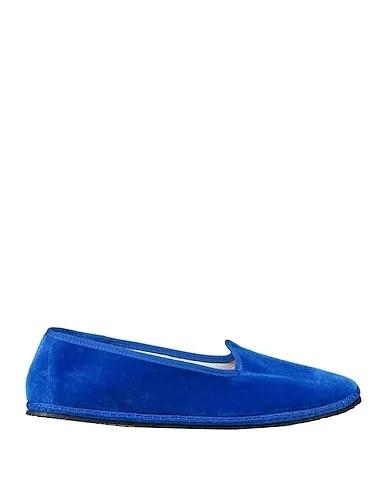 Bright blue Velvet Loafers