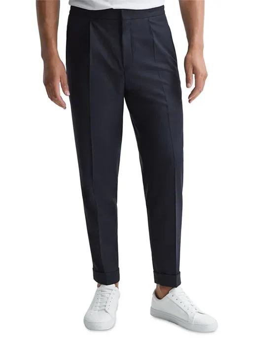 Brighton Relaxed Fit Pleated Trousers
