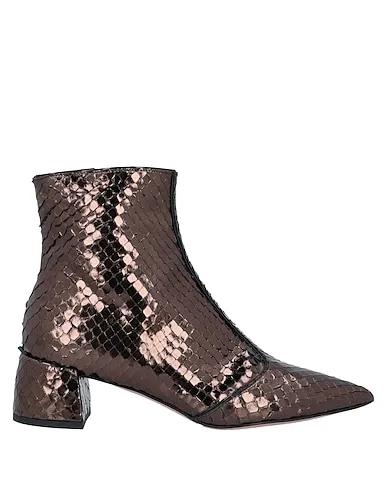 Bronze Ankle boot