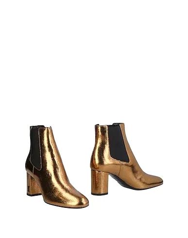 Bronze Ankle boot