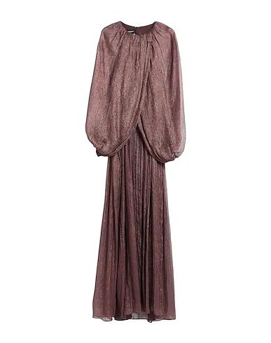 Bronze Chiffon Long dress