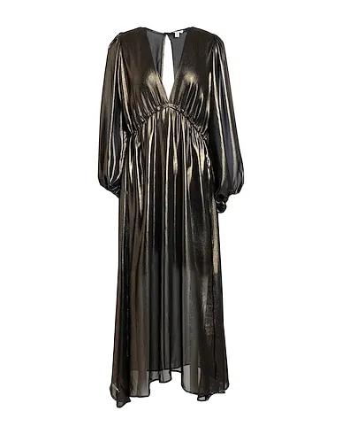 Bronze Crêpe Midi dress