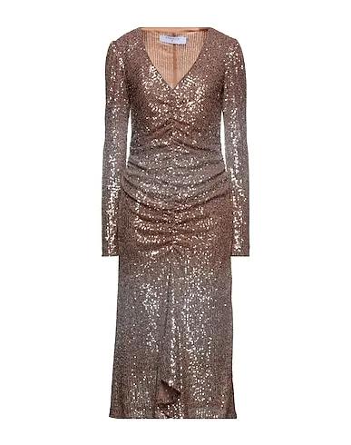 Bronze Jersey Midi dress