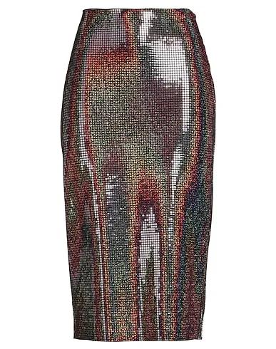 Bronze Jersey Midi skirt