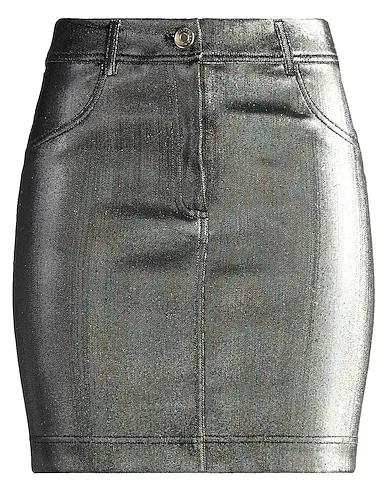 Bronze Jersey Mini skirt