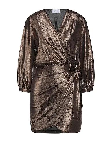 Bronze Jersey Short dress