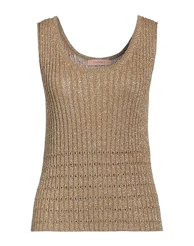 Bronze Knitted Top
