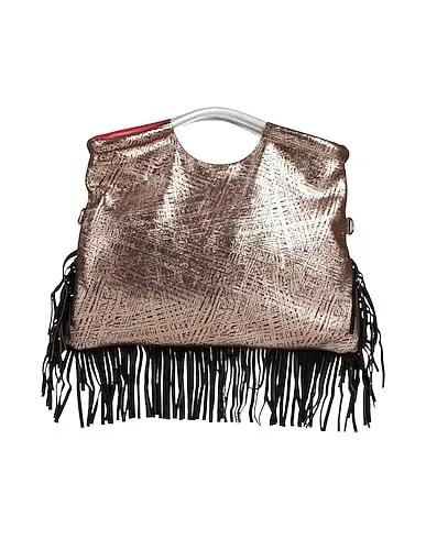 Bronze Leather Handbag