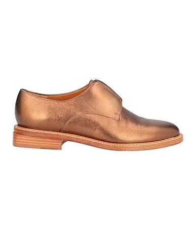 Bronze Leather Loafers