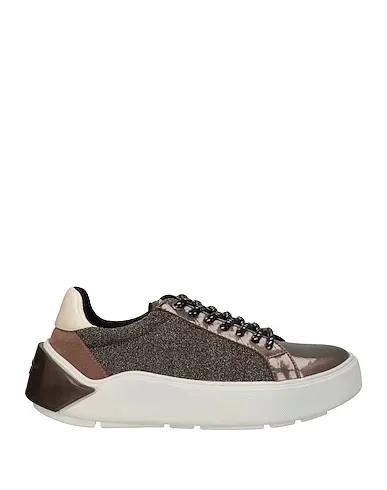 Bronze Techno fabric Sneakers