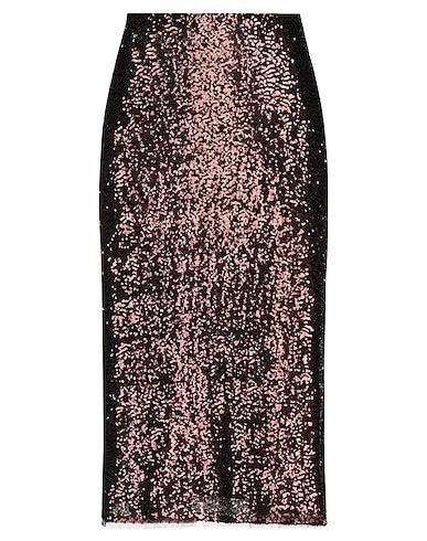 Bronze Tulle Midi skirt