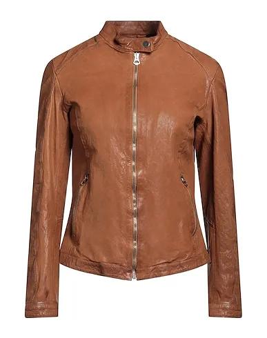 Brown Biker jacket