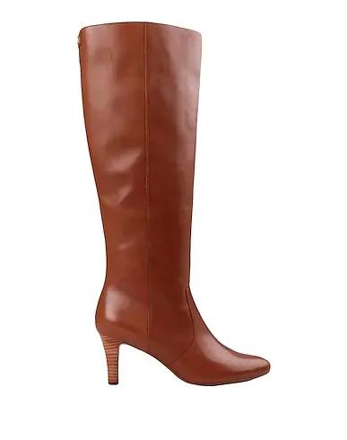 Brown Boots CAELYNN BURNISHED LEATHER BOOT
