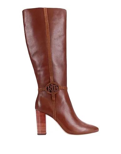 Brown Boots MARION BURNISHED LEATHER BOOT
