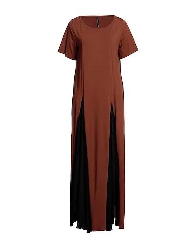 Brown Cady Long dress