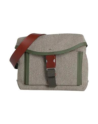 Brown Canvas Cross-body bags
