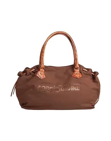 Brown Canvas Handbag