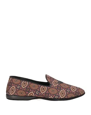 Brown Canvas Loafers