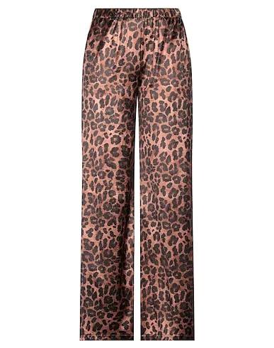 Brown Chenille Casual pants