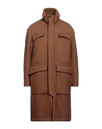 Brown Cotton twill Coat