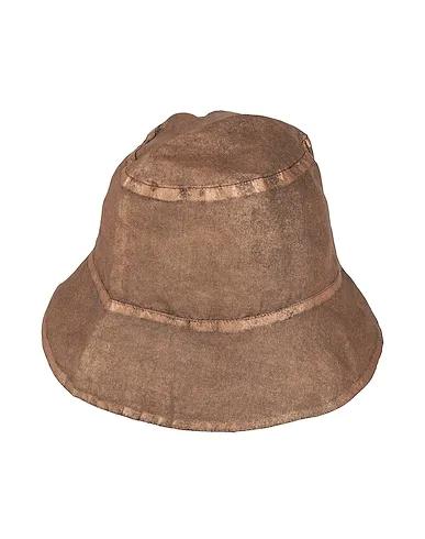 Brown Crêpe Hat