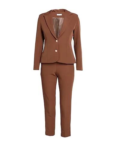 Brown Crêpe Suit