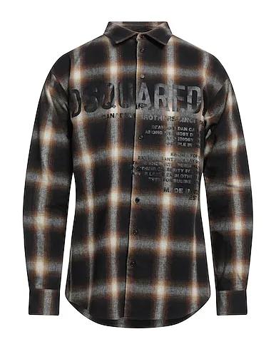 Brown Flannel Checked shirt