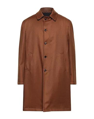Brown Flannel Full-length jacket