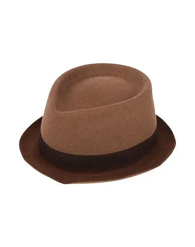 Brown Flannel Hat