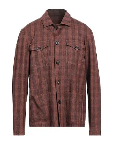 Brown Flannel Patterned shirt