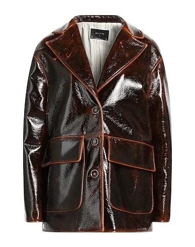 Brown Full-length jacket