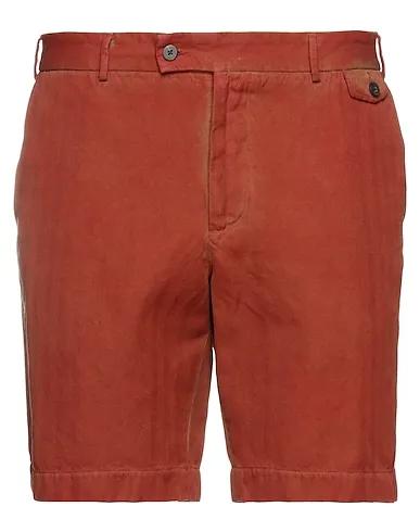 Brown Gabardine Shorts & Bermuda