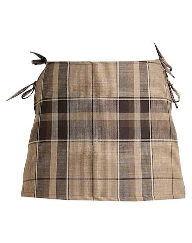 Brown Jacquard Mini skirt
