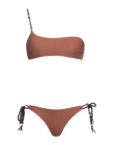 Brown Jersey Bikini