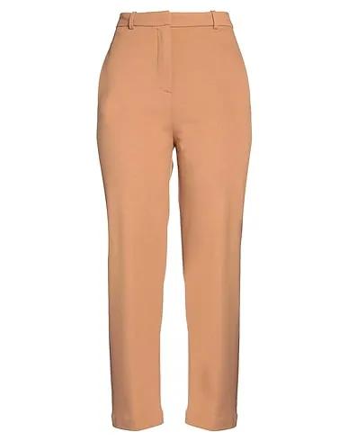 Brown Jersey Casual pants