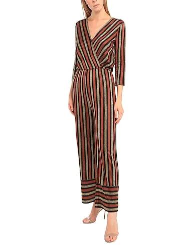 Brown Jersey Jumpsuit/one piece