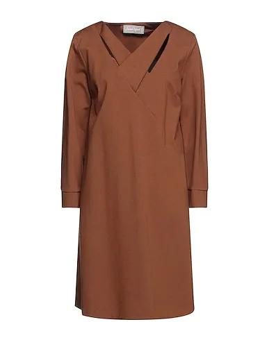 Brown Jersey Short dress
