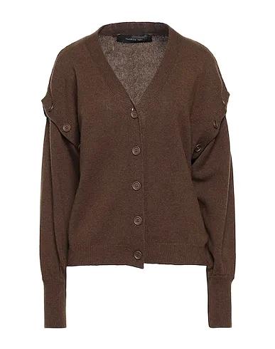 Brown Knitted Cardigan