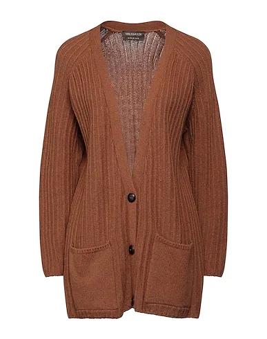 Brown Knitted Cardigan