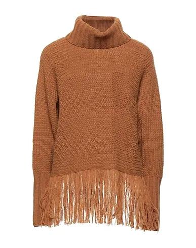 Brown Knitted Cashmere blend